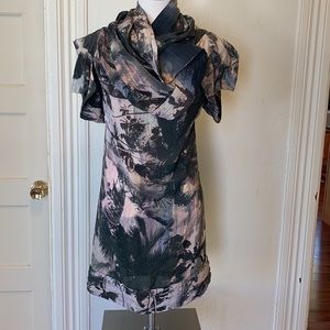 All Saints Silk Palm Nami Dress